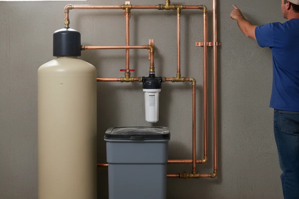 Whole-house water treatment system installed in Mumford